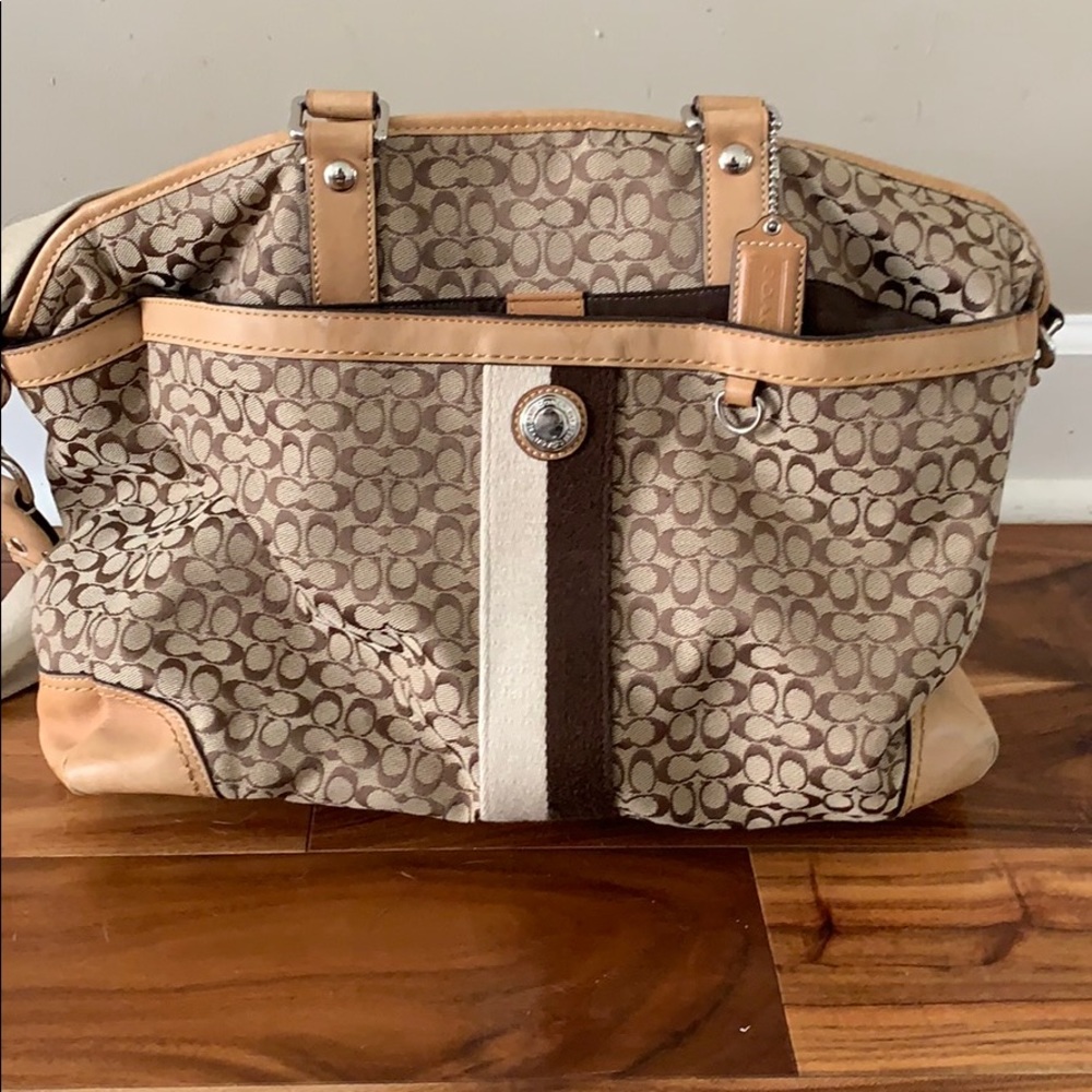 Authentic Coach Diaper Bag